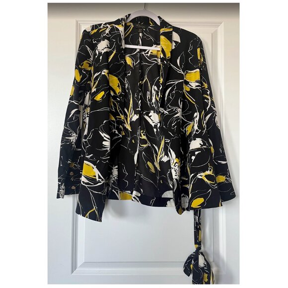 Thalia Sodi Print Polyester Wrap/Cape Sz S - Picture 1 of 5